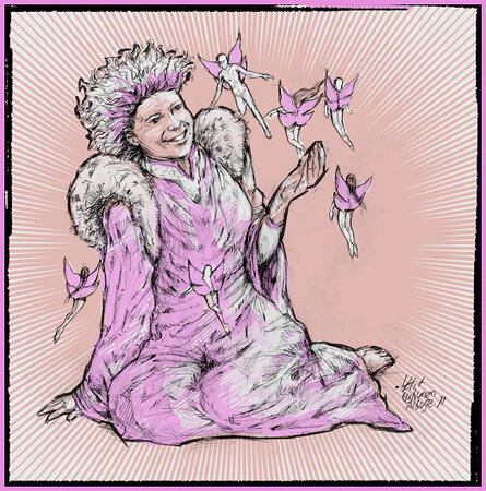 The Lady & Her Fairies